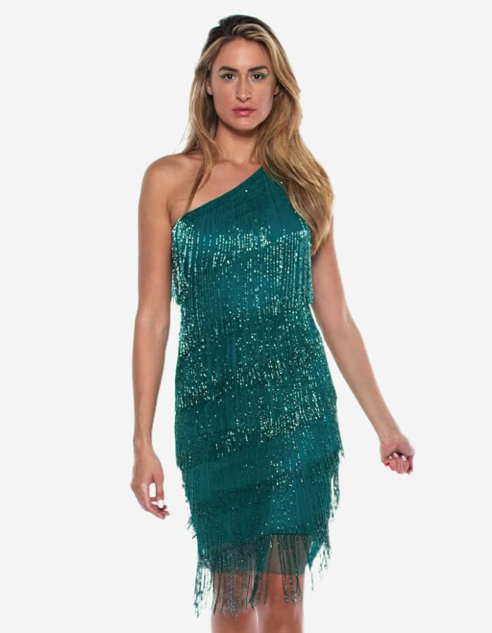 Spark nigh party dress green